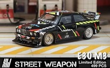 BMW M3 (E30)  - black peaches - Street Weapon 1:64