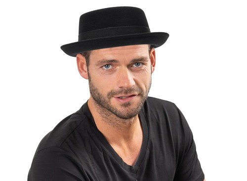 Men wool pork pie - men's,