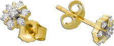 Diamant ohrstecker gold - gold, 585