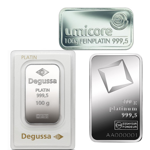 Platinbarren 100g 999,5