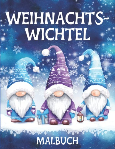 Malbuch weihnachtswichtel - malbuch,