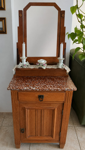 Alte waschkommode mit - alte,