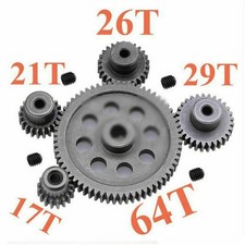 HSP 11184 Plastik Hauptzahnrad 64T+17t Motor Zahnrad Ritzel 3,175mm 1:10 RC Auto