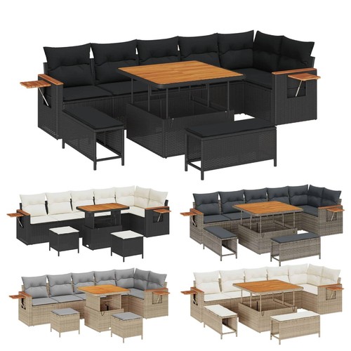 Gartensofa set mit kissen - mit,