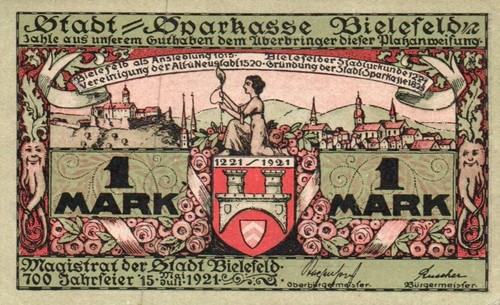 Scheine notgeld stadt - 3,
