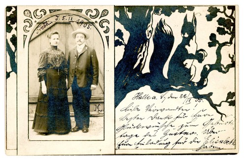 Postcard photo trebbin - trebbin,
