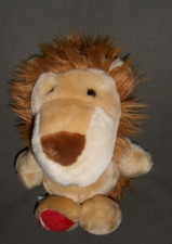 SIGIKID  LÖWE  MIT HALSTUCH   UND ROTER PFOTE SCHMUSETIER KUSCHELTIER