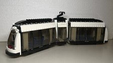 Lego City Straßenbahn/Zug/Tram Weiß/Schwarz passend zu Set 60097