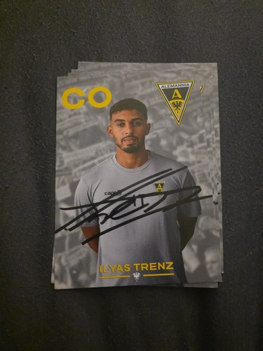 Alemannia aachen autogramm - aachen,