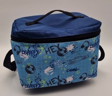 Große Tragetasche für die Tonie Box - 10 Tonies und Ladekabel - blau - Tasche