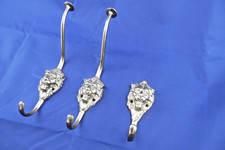 3er Set Wandhaken aus Messing