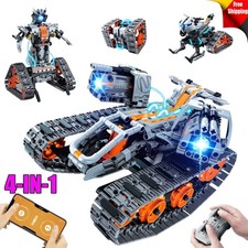 724 Stk Fernsteuerung Technic Roboter Panzer Auto Bausätze RC Spielzeug Geschenk