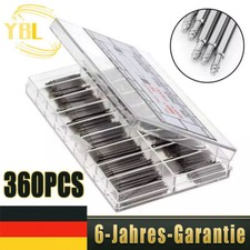 360 Stück Federsege Federstifte Uhrenstifte Sortiment Set Armbanduhr 8-25mm