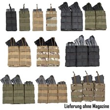 Magazintasche Molle offen 7.62 5.56 Mag Pouch M4 AK AR15 Airsoft 1er 2er 3er 6er