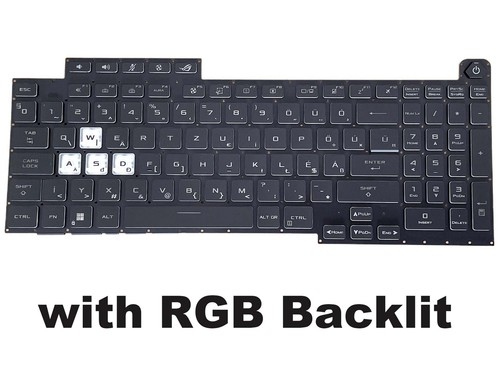 Rgb backlit tastatur ungarisch - tastatur,