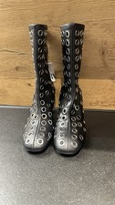 Zara Nieten Ösen Stiefeletten Stiefel Boots Gr. 36* Neu