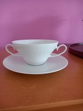 7 Suppentassen - Rosenthal Romanze - Classic Rose - weiss - Björn Wiinblad