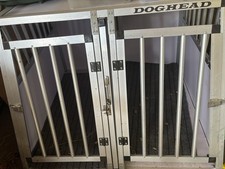 Hundebox für 2 Mittelgroße Hunde Aluminium Transportbox