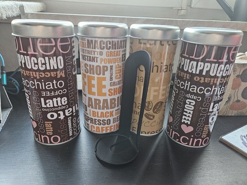 Metal dosen für kaffee - kaffee, pads