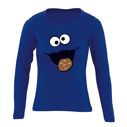 Longsleeve krümelmonster mit - longsleeve,