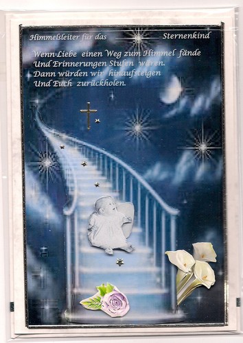Karte trauer - d,