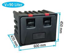 B-Ware LKW Staukasten Werkzeugkasten Staubox 600x450x470mm, Lago BD068 Pos. 2433