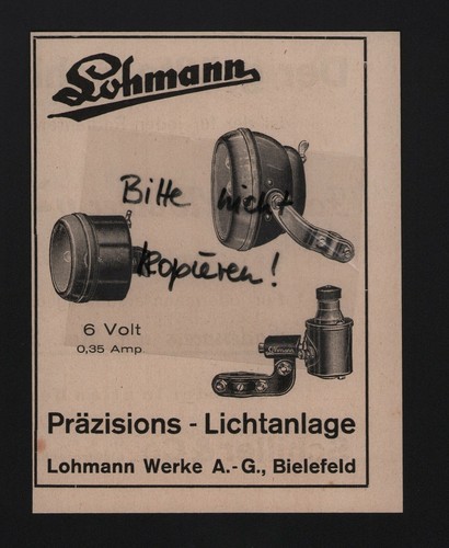 Bielefeld werbung 1934 - bielefeld,,