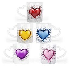 5 Motive HERZHENKEL Tasse HERZ