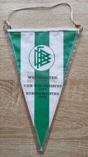 DFB DEUTSCHER FUSSBALL-BUND, schöner Wimpel ca. 17 x 27 cm, Erfolge bis 1972