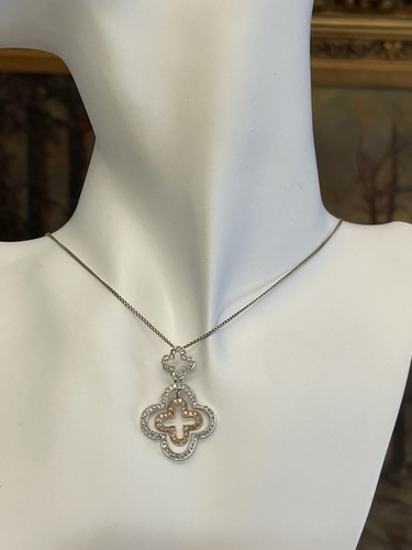 Brillant kreuz 14k - kreuz,