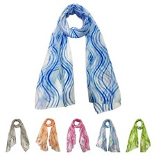 Damen Schal 20% Seide offen