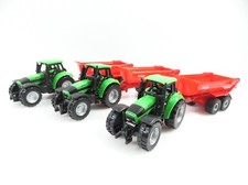 Siku Deutz Fahr Traktor mit Krampe Anhänger Konvolut #7744