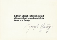 Joseph Beuys PK handsigniert