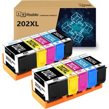 10 Patronen XXL für Epson 202 XL Expression Premium XP-6100 Series XP-6105