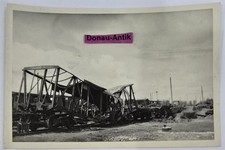 Foto Zerstörter Bahnhof