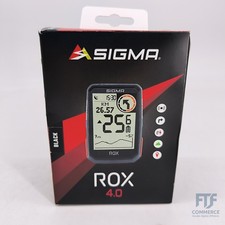 SIGMA SPORT ROX ROX 4.0 4.0 Fahrradcomputer inkl. Vorbauhalterung schwarz