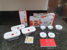 Zwilling Vacuum Pumpe, Set mit Beutel und Dosen, neuwertig.