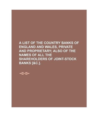 List the country banks - the,