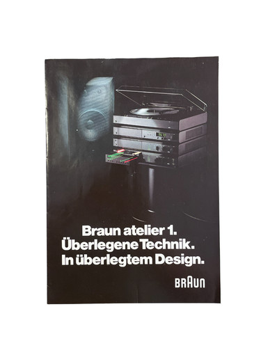 Vintage original braun atelier - vintage,