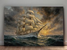 Segelschiff abendlicht - im,