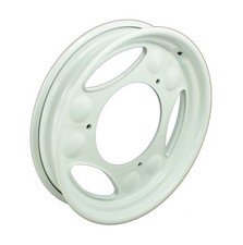 Felge Scheibenrad 12" Simson SR50 SR80 Roller weiß für Reifen Schlauch Rad