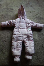 Kanz*Schneeanzug*Wagenanzug*wie neu*rosa*74*weiches Teddyfell innen*Kapuze*