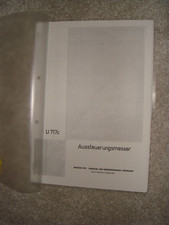 RFZ Post Aussteuerungsmesser U717c  ---  Beschreibung
