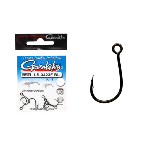 Gamakatsu 3423f hook black - gamakatsu, ls-3423f