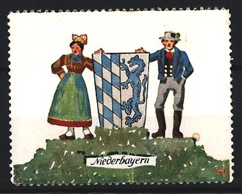Reklamemarke niederbayern - reklamemarke,