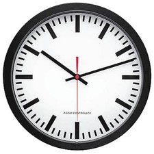 PEWETA Funkwanduhr Bahnhof