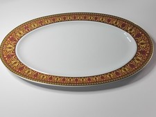 ROSENTHAL VERSACE MEDUSA RED GROSSE OVALE PLATTE-SCHALE  1. WAHL