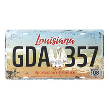 USA Nummernschild Louisiana