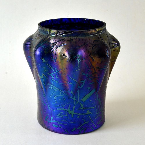 Jugendstil glas dose - jugendstil,