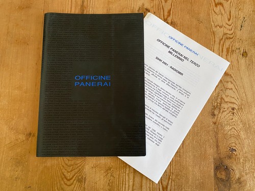 Folleto officine panerai - officine,